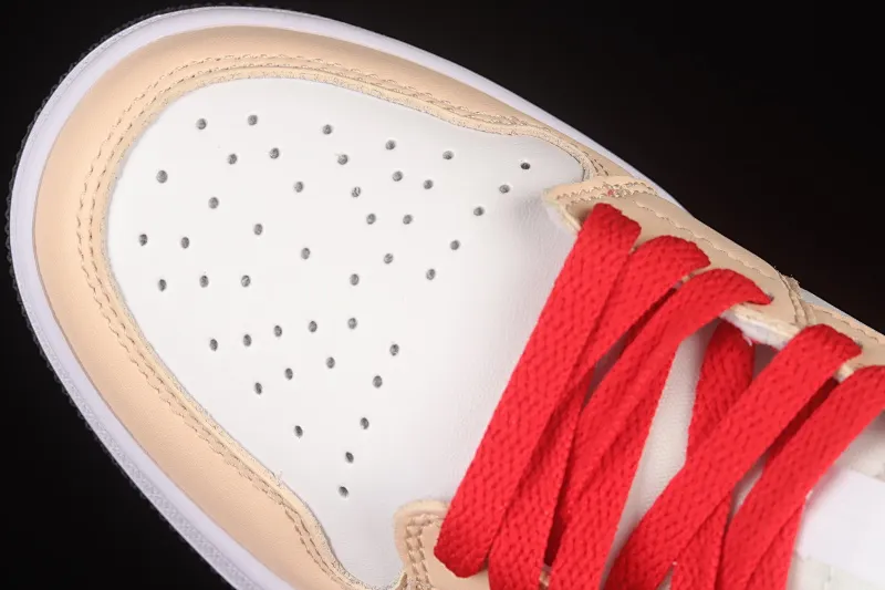 All categories Air Jordan Jordan series basketball shoes Air Jordan 1 Mid Air Jordan AJ1 Mid AJ1 Joe 1 white yellow red mid-top basketball shoes 554725-201